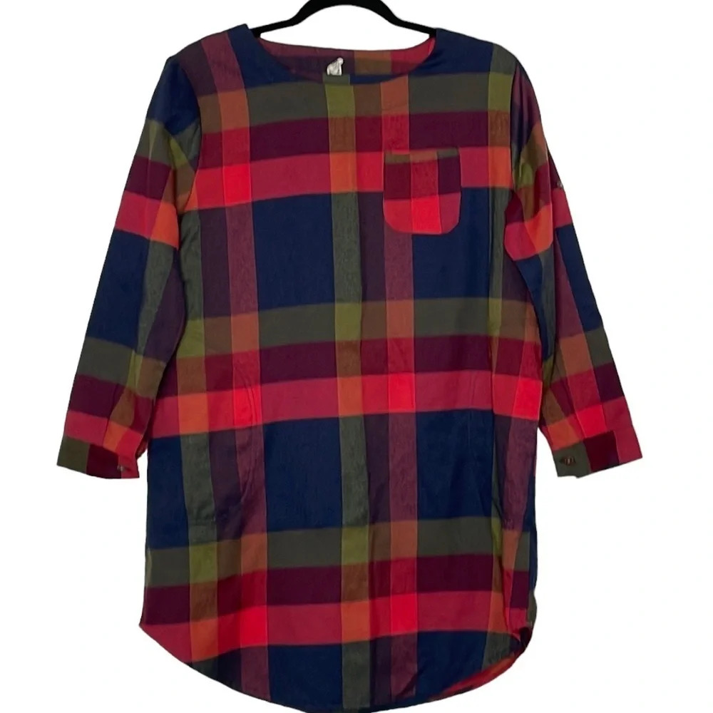 LOL Plaid Shirt/Mini Dress‎